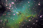 M16 Eagle Nebula (Hubble palette)