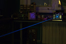 488nm blue argon laser beam