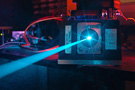 488nm blue argon laser beam