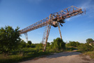 The old loading crane