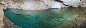 Cave Lake at Level 2 Panorama