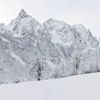 Prokletije Mountains, January 2010.