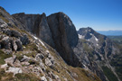 Komovi, the cliff of Vasojevićki Kom