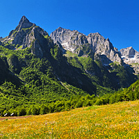 Prokletije Mountains, June 2012, July 2022.