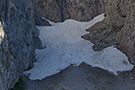 Donji Kotao snow field (firn, snežanik)