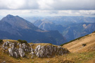 Maglić mountain - view towards northern Volujak