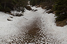 Couloir close to Tri Kladenca waterfall