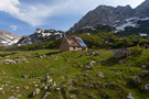 The old mountaineering hut in Škrka