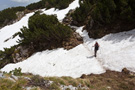 Climbing towards Crvena Greda