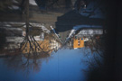 Dresden, Camera Obscura projection on the wall